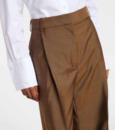 High-rise wool and mohair wide-leg pants - Rohe - Modalova