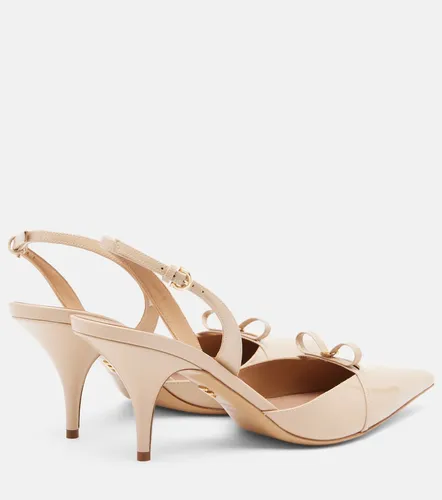 Bow-detail patent leather slingback pumps - Ferragamo - Modalova