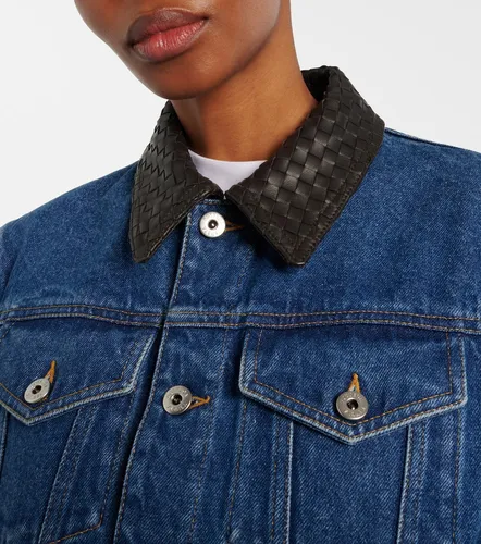 Intrecciato denim jacket - Bottega Veneta - Modalova