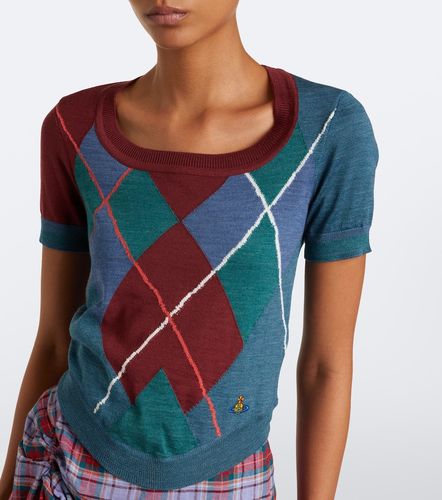 Argyle Pullover aus Wolle und Baumwolle - Vivienne Westwood - Modalova