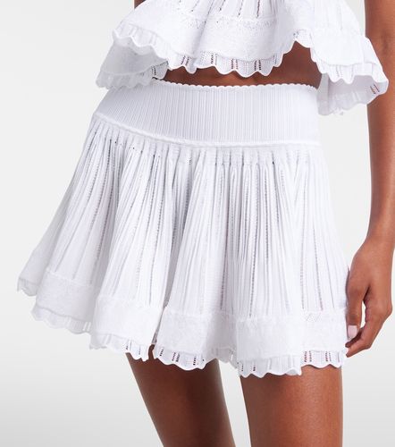 Alaïa Minirock aus Strick - Alaia - Modalova