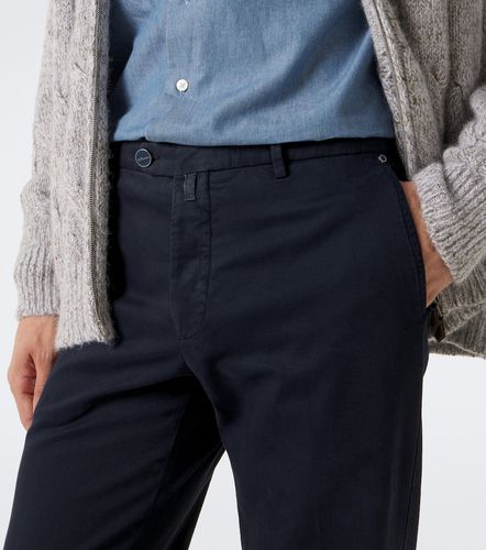 Pantalones chinos de algodón y cachemir - Kiton - Modalova