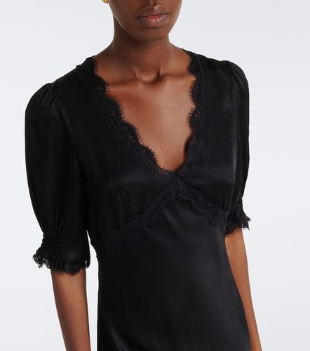 Abito midi Annina in raso con pizzo - Rixo - Modalova