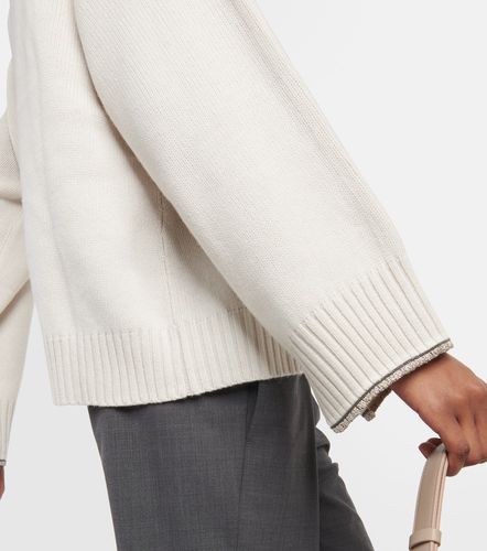Pullover in lana, cashmere e seta - Brunello Cucinelli - Modalova