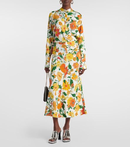 Floral cady maxi skirt - Stella McCartney - Modalova
