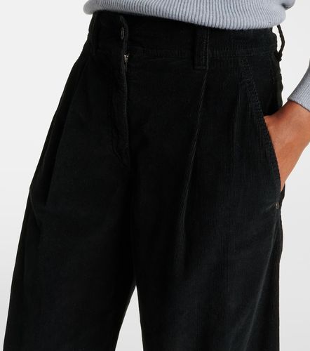 Gerade Hose aus Samt - Brunello Cucinelli - Modalova