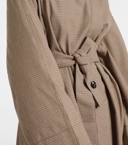 CO Checked wool-blend trench coat - CO - Modalova