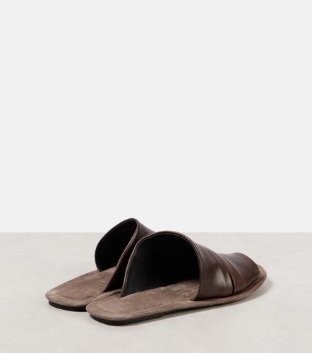 Sandali in pelle con ruches - Brunello Cucinelli - Modalova