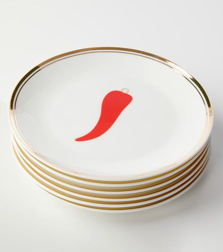 Set de 6 platos de pan Chilli Pepper - Bitossi - Modalova