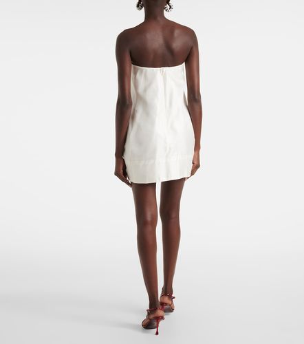 Staud Lidia silk satin minidress - Staud - Modalova