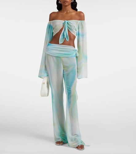 Shawn ruffled sheer flared pants - Bananhot - Modalova