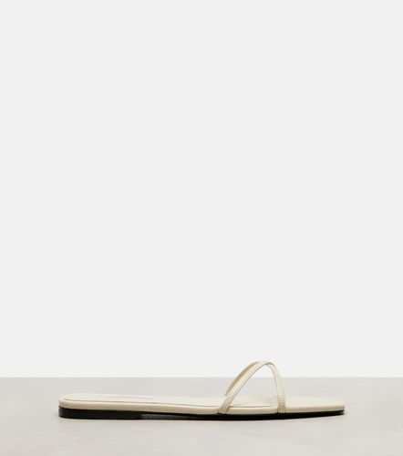 Toteme Leather slides - Toteme - Modalova