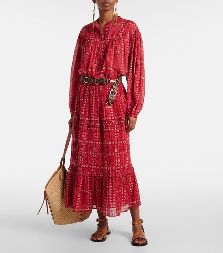 Falda larga Diya de algodón estampada - Marant Etoile - Modalova