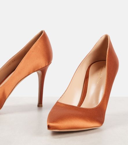 Salones Gianvito 85 de satén - Gianvito Rossi - Modalova