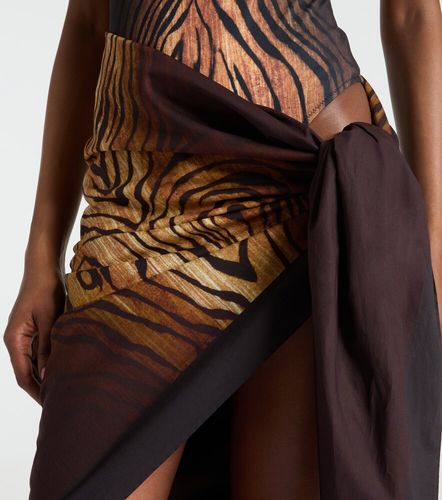 Pareo de algodón estampado - Jean Paul Gaultier - Modalova