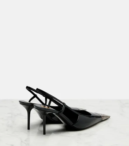 Jeanne 75 leather slingback pumps - Saint Laurent - Modalova
