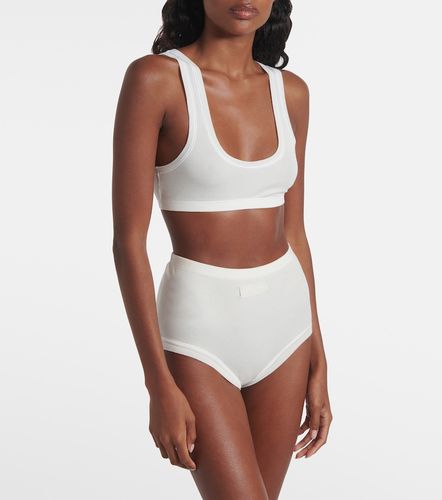 Lillian cotton-blend bralette - Calvin Klein Collection - Modalova