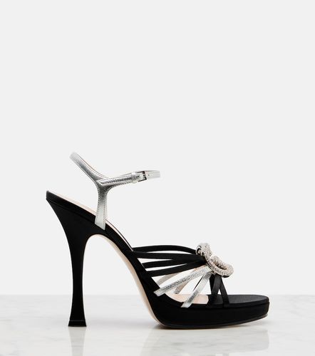 Sandali Interlocking G in raso - Gucci - Modalova