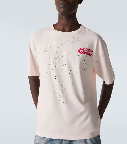 Camiseta MothTech de jersey con efecto desgastado - Satisfy - Modalova