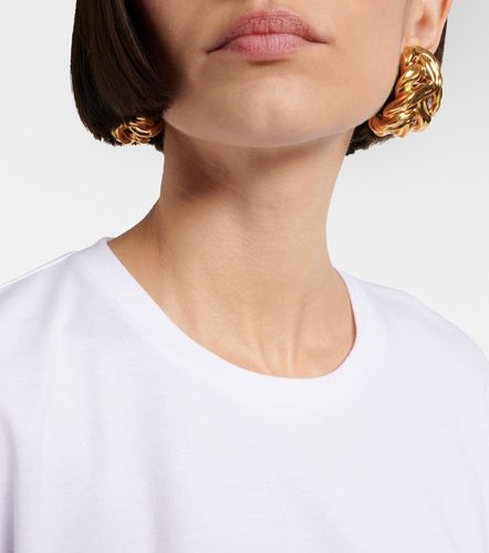 T-Shirt aus Baumwoll-Jersey - Saint Laurent - Modalova