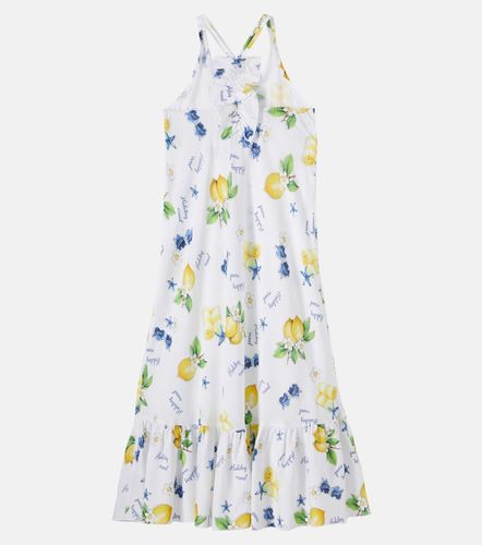 Vestido de algodón estampado - Monnalisa - Modalova