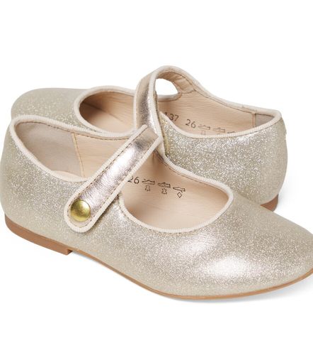 Bailarinas Mary Jane Daisy Baby de piel - Pom d'Api - Modalova