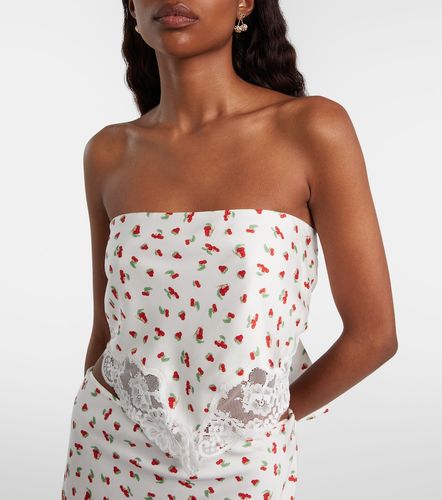 Posse Fae lace-trimmed printed top - Posse - Modalova