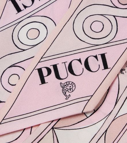 Pañuelo Iride y Rombi de sarga de seda - Pucci - Modalova