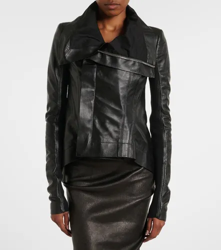 Naska Bikerjacke aus Leder - Rick Owens - Modalova