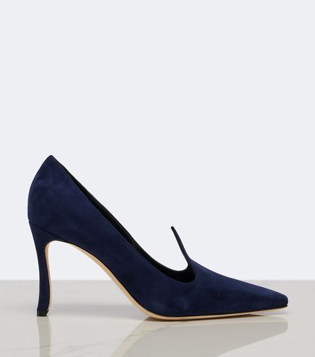 Manolo Blahnik Maldite suede pumps - Manolo Blahnik - Modalova