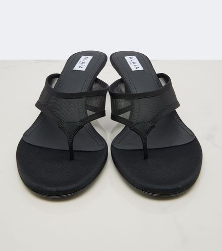 Alaïa Sandali infradito in mesh - Alaia - Modalova