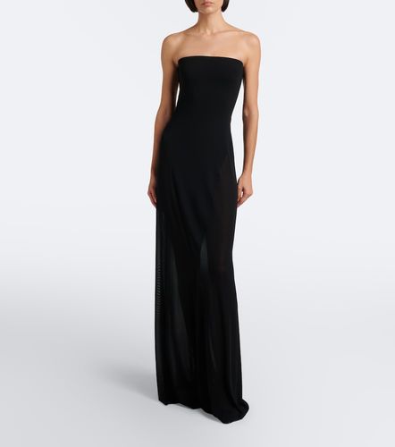 Alaïa Abito lungo bustier in jersey - Alaia - Modalova