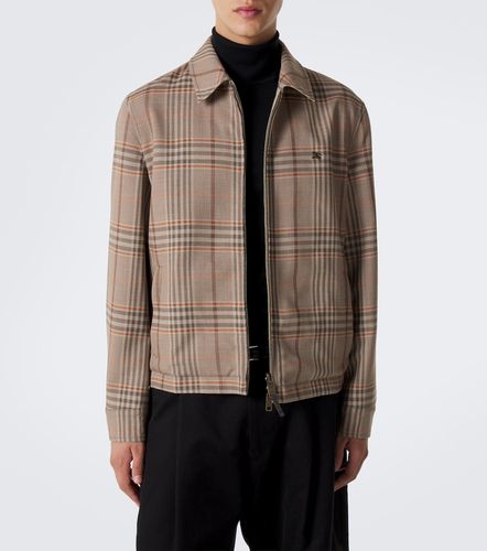Giacca blouson in gabardine di cotone - Burberry - Modalova