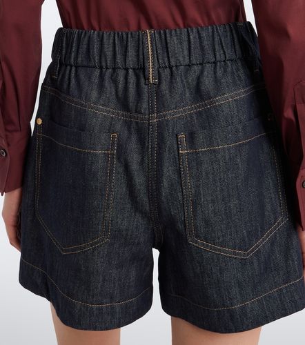 Monili denim shorts - Brunello Cucinelli - Modalova