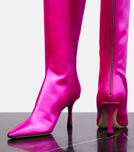 Botas altas Agathe 85 de satén - Jimmy Choo - Modalova