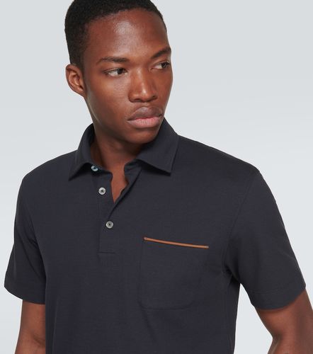 Zegna Polo de piqué de algodón - Zegna - Modalova