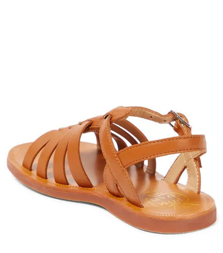 Sandalias Plagette Strap de piel - Pom d'Api - Modalova