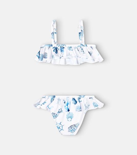 Bikini estampado con volantes - Monnalisa - Modalova