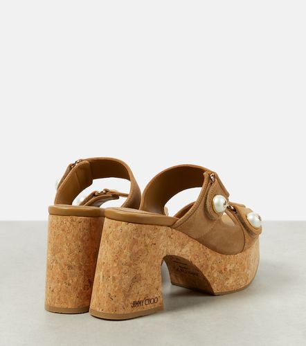 Fayence 95 suede platform mules - Jimmy Choo - Modalova
