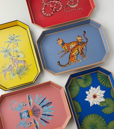 Les-Ottomans Tablett Flowers - Les-Ottomans - Modalova
