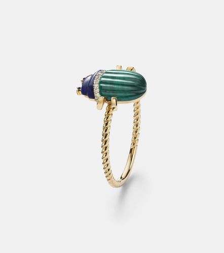 Scarabee Mini 9kt ring with gemstones - Yvonne Leon - Modalova