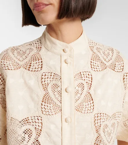 Camicia Wanderlust in crochet di misto cotone - Zimmermann - Modalova