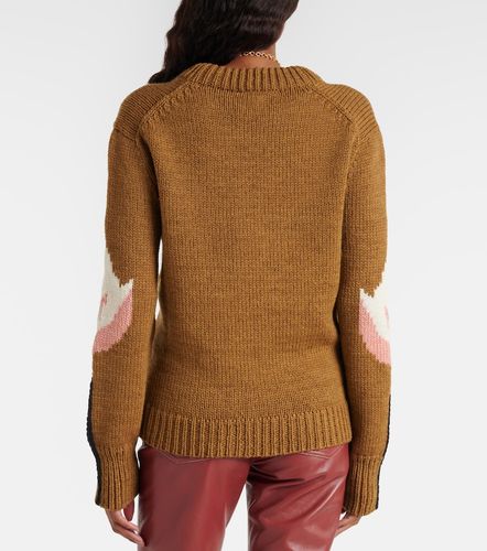 Chloé Pullover in jacquard di lana - Chloe - Modalova