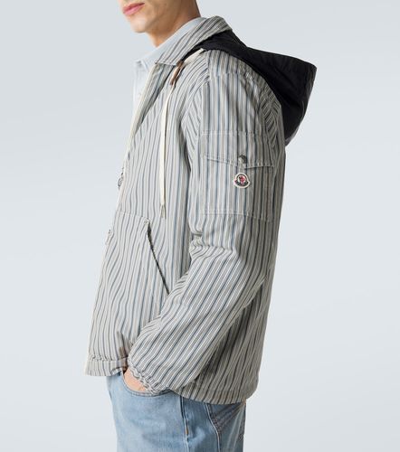Havas striped poplin blouson jacket - Moncler - Modalova