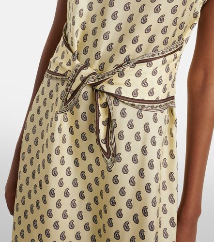 Dôen Vestido midi Amorette de satén con paisley - Doen - Modalova
