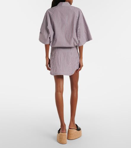 Abito polo in cotone a righe - The Attico - Modalova
