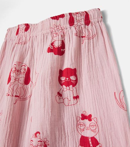 Minibabies pantalones anchos de algodón - Mini Rodini - Modalova