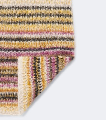 Sciarpa Mouna in misto mohair e lana a righe - Isabel Marant - Modalova