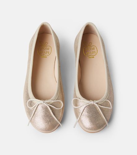 Bailarinas Dory de piel metalizada - Pom d'Api - Modalova