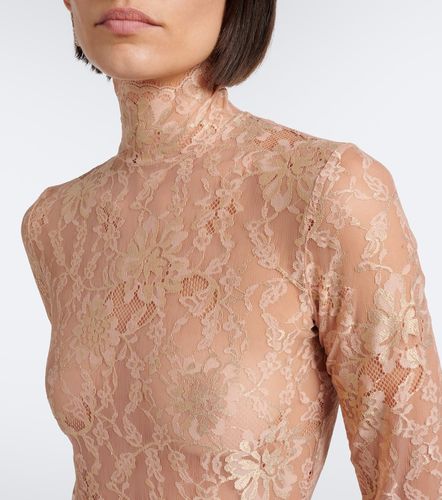 Body de encaje transparente - Valentino - Modalova